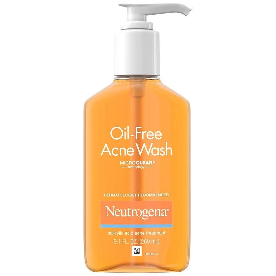Neutrogena Oil-Free Acne Fighting Facial Cleanser, 2% Salicylic Acid 1