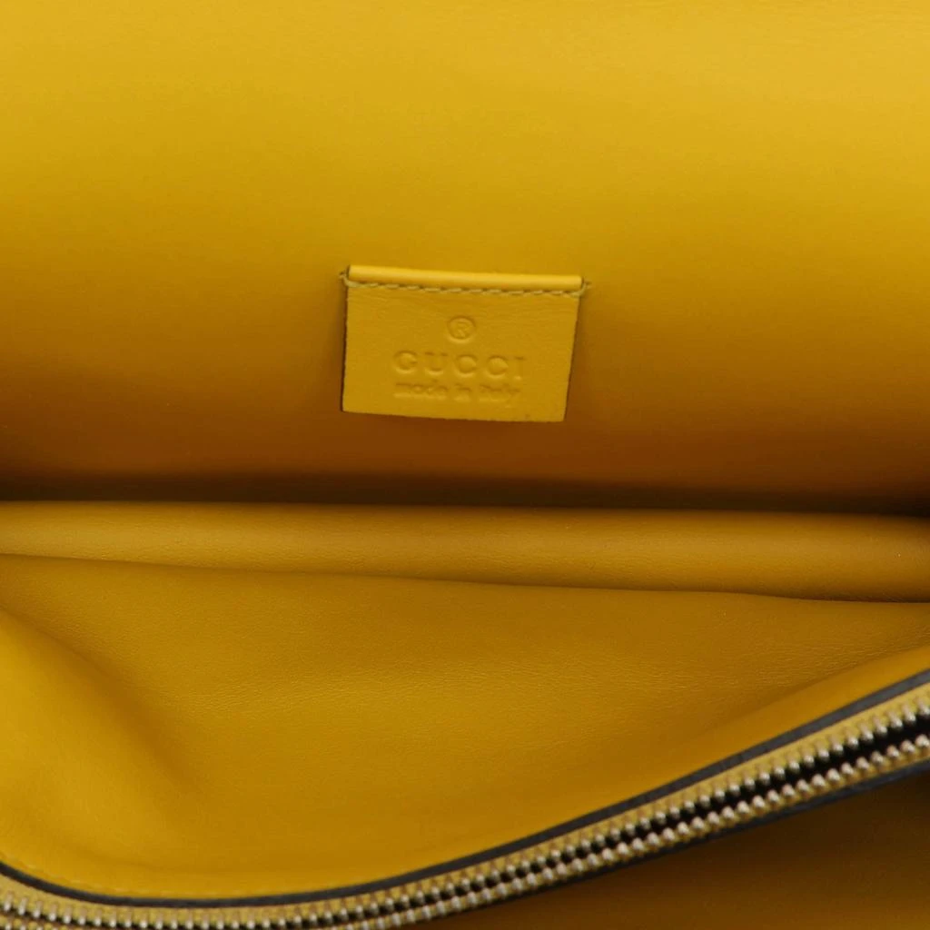 Gucci Gucci Yellow Suede Crystal Bow Embroidered Dionysus Shoulder Bag 9