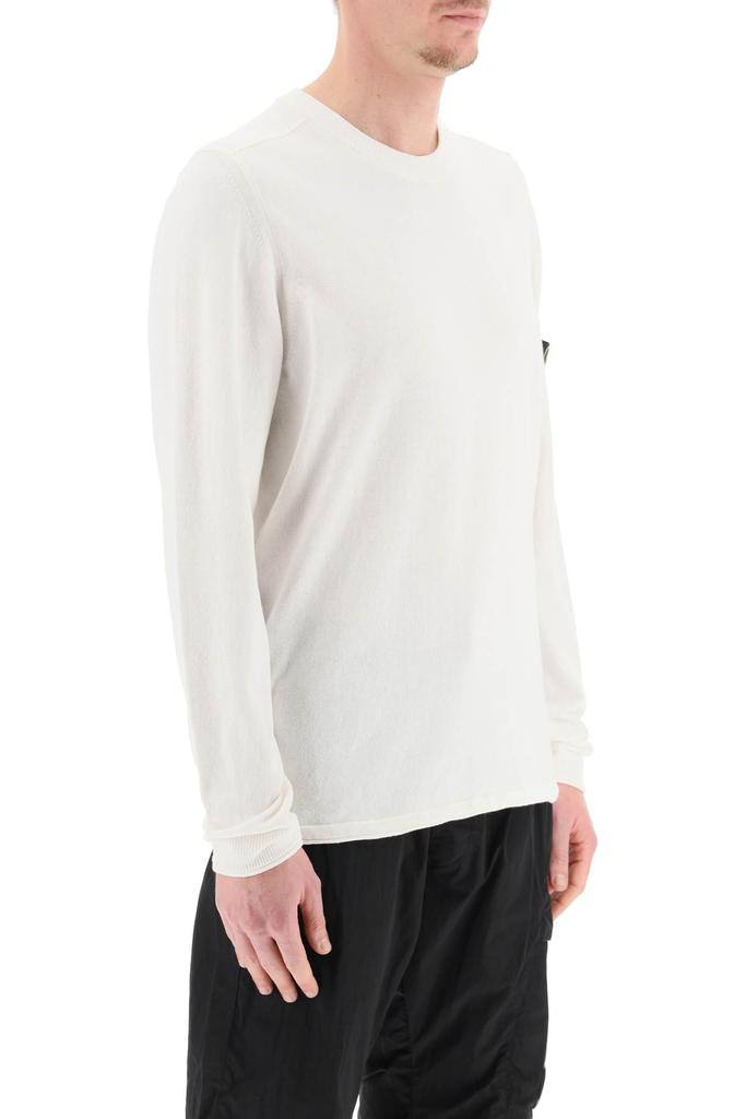 STONE ISLAND raw cotton sweater