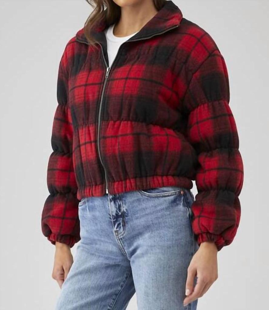 BB Dakota Everlong Jacket In True Red