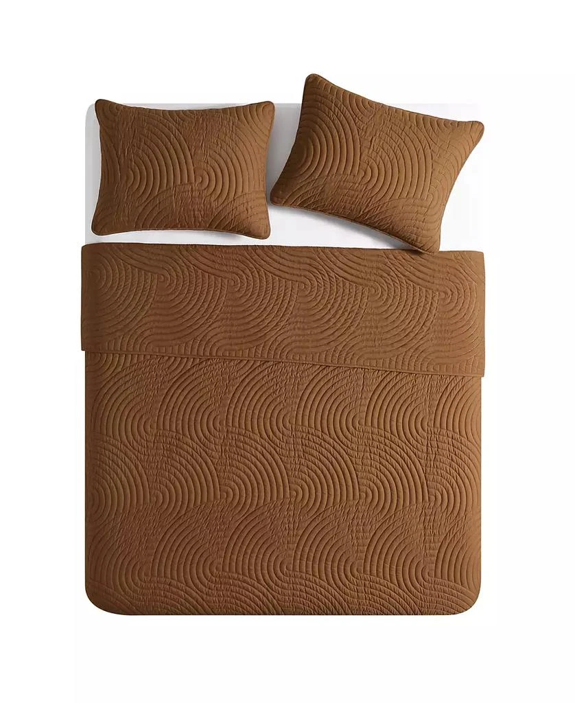 VCNY Home Sands 3-Piece Curved Quilt Set 3