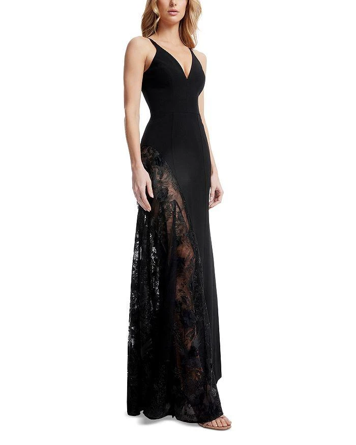 Dress The Population Gianna Lace Inset Gown 3