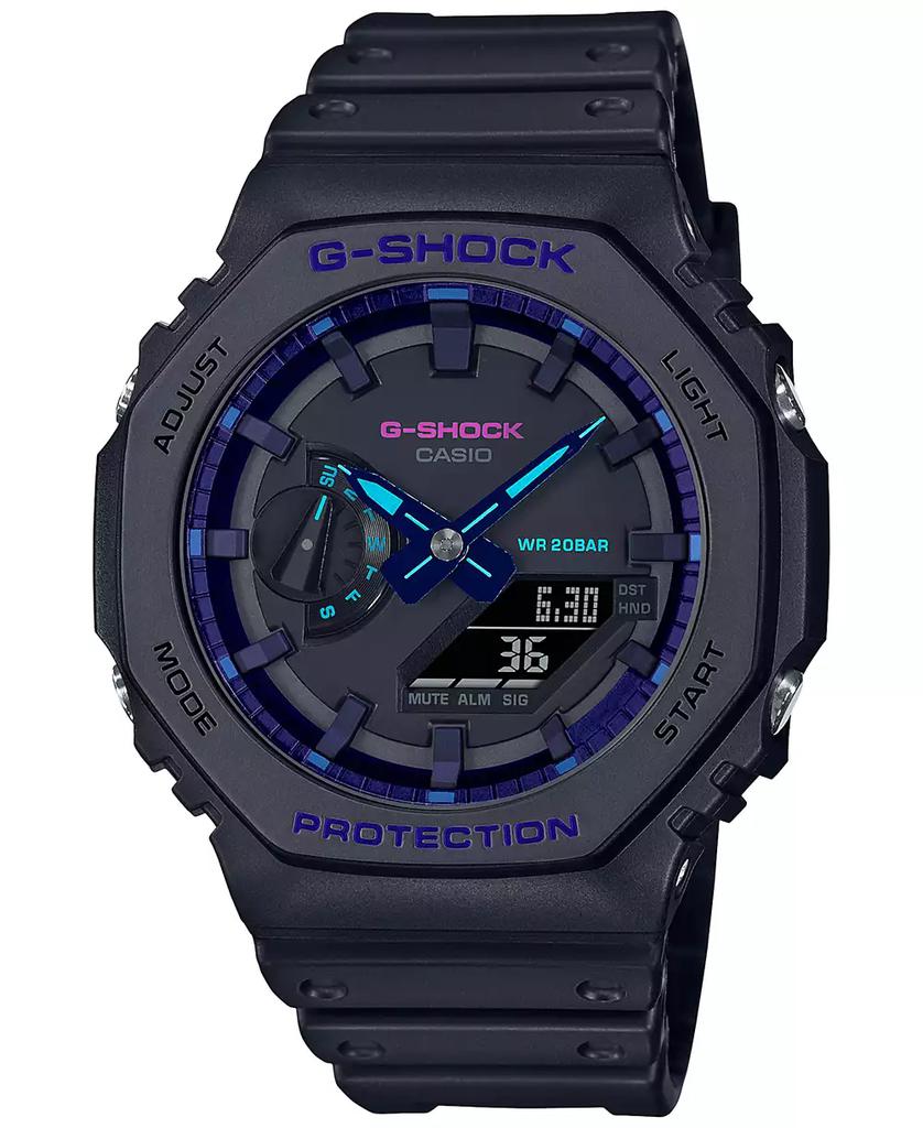 G-Shock Men's Black Resin Strap Watch, 45.4mm
