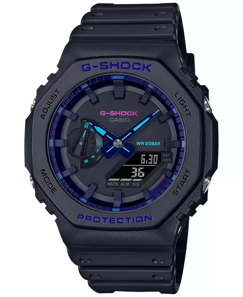 G-Shock Men's Black Resin Strap Watch, 45.4mm 1
