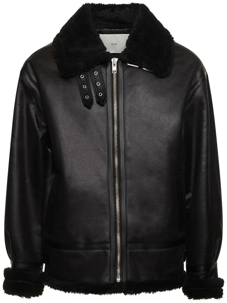 DUNST Unisex Loose Fit Shearling Jacket 1
