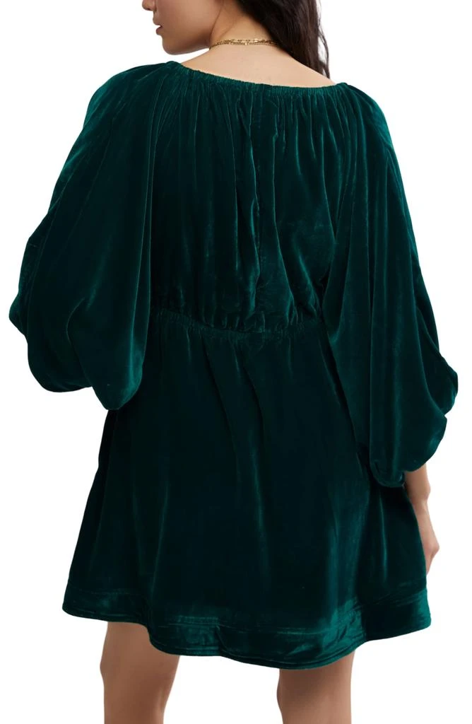 Free People Portia Velvet Babydoll Minidress 2