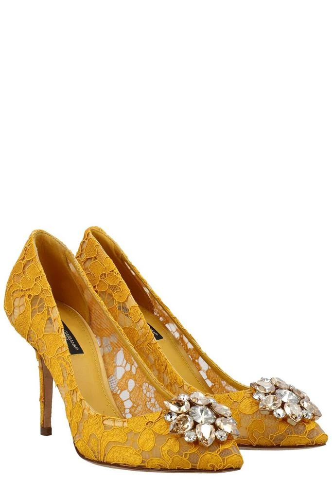 Dolce 
Gabbana Dolce 
Gabbana Taormina Lace Embellished Pumps 2