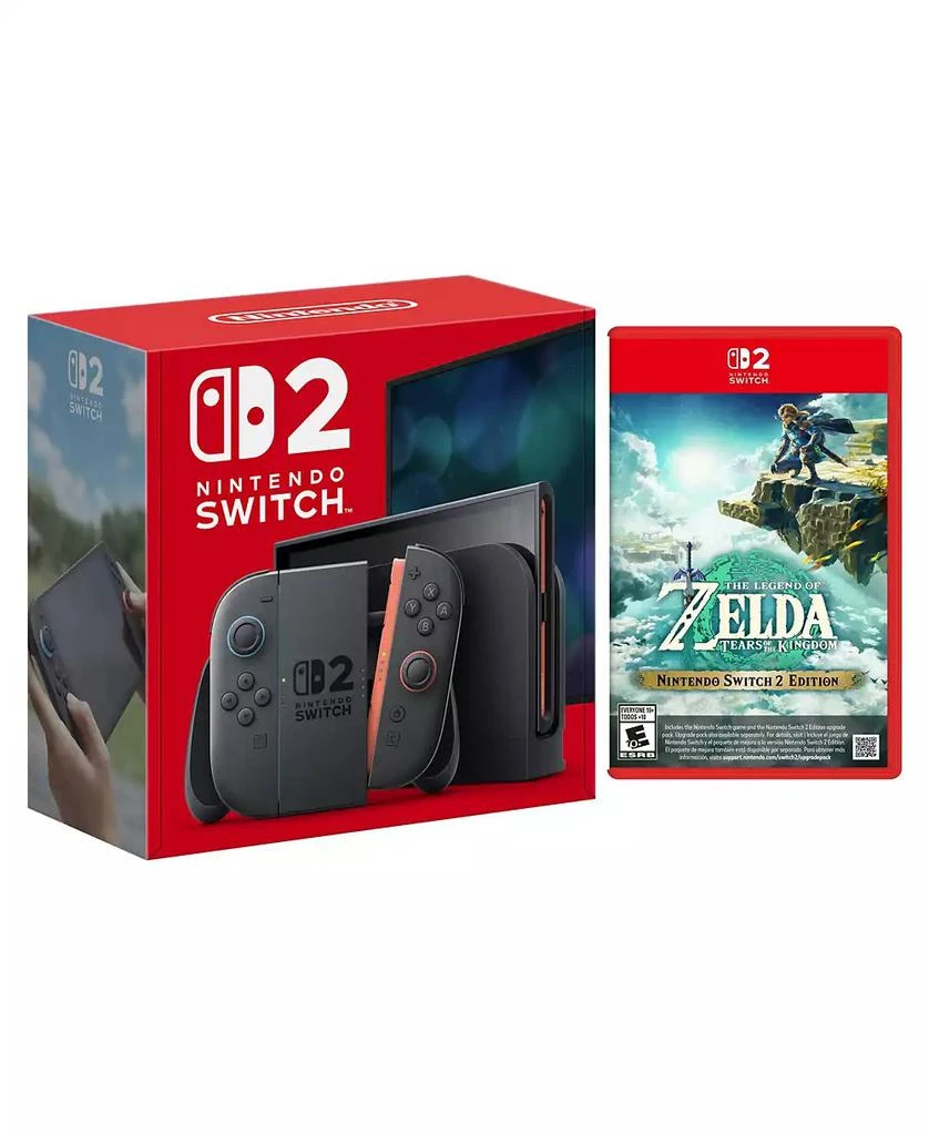 Switch 2 Video Game Console with The Legend of Zelda: Tears of the Kingdom Bundle
