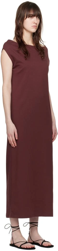Loulou Studio Burgundy Martial Maxi Dress 2