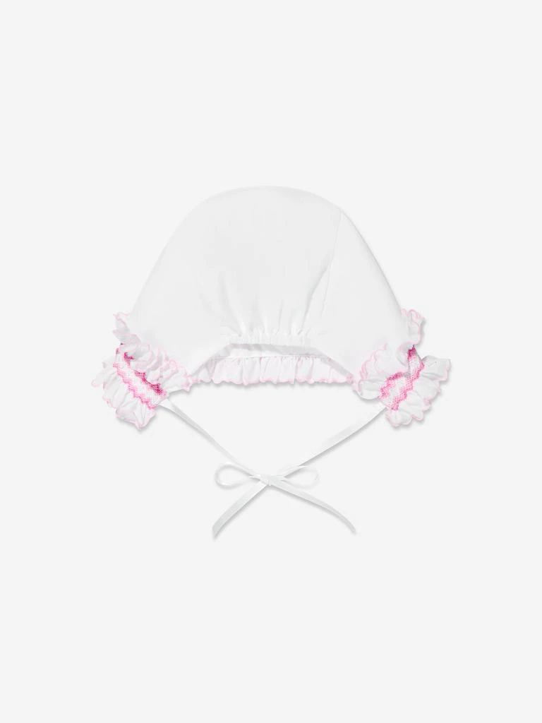 Sarah Louise Sarah Louise Baby Girls Bonnet in White 2