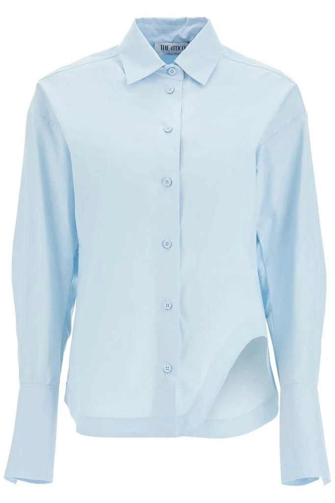The Attico eliza shirt with shaped slit 1