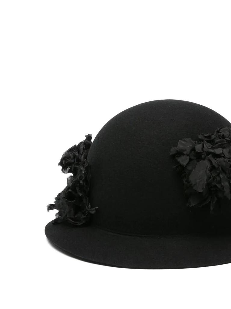 COMME des GARCONS HOMME PLUS 01FWサイケ期ハット Shop Comme des Garçons Homme Plus Floral Applique Hat on Sale at
