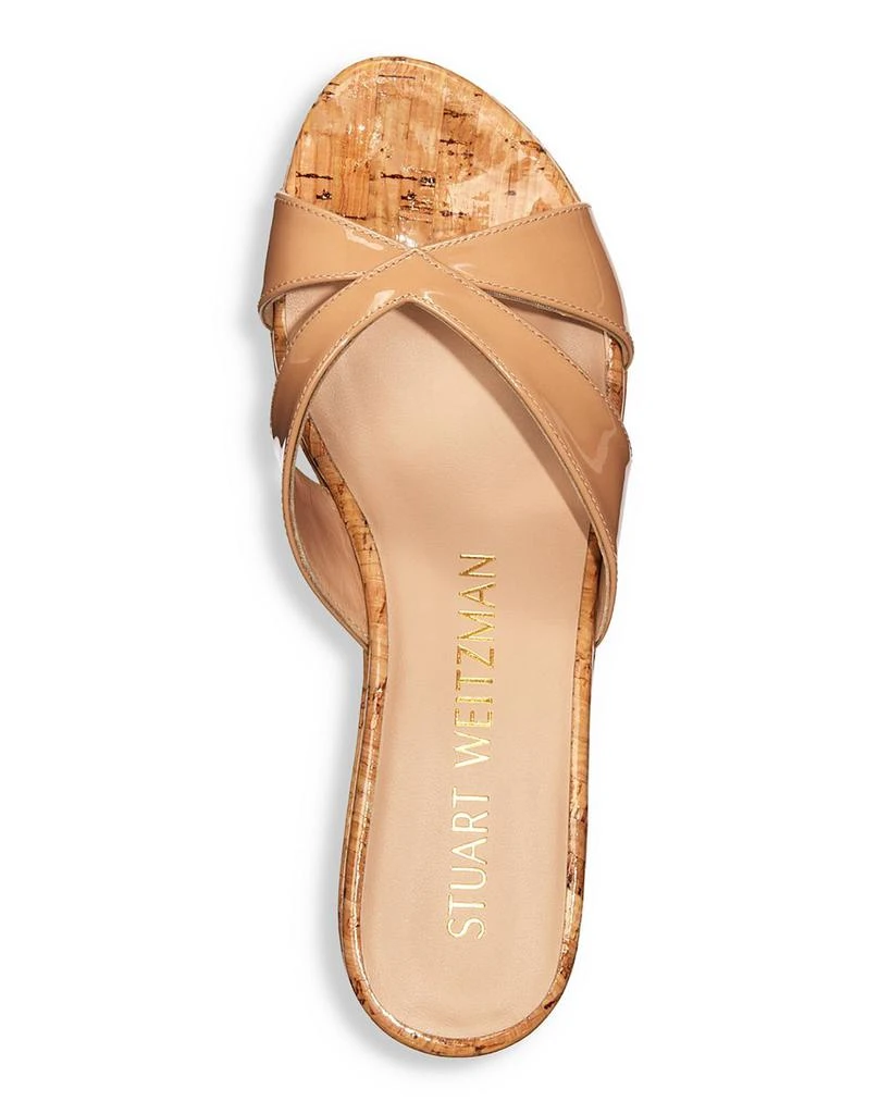 Stuart Weitzman Women's Carmen Platform Slide Sandals 3