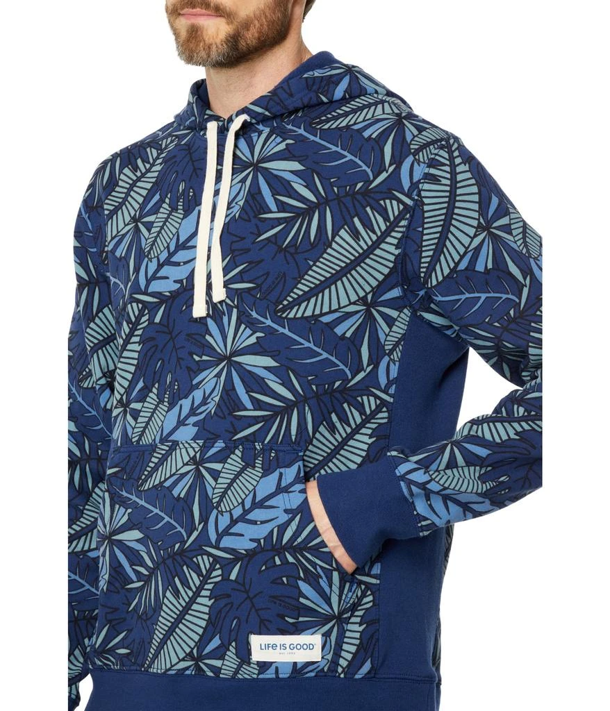 Life is Good Tropical Palm Print Simply True Fleece Hoodie 3