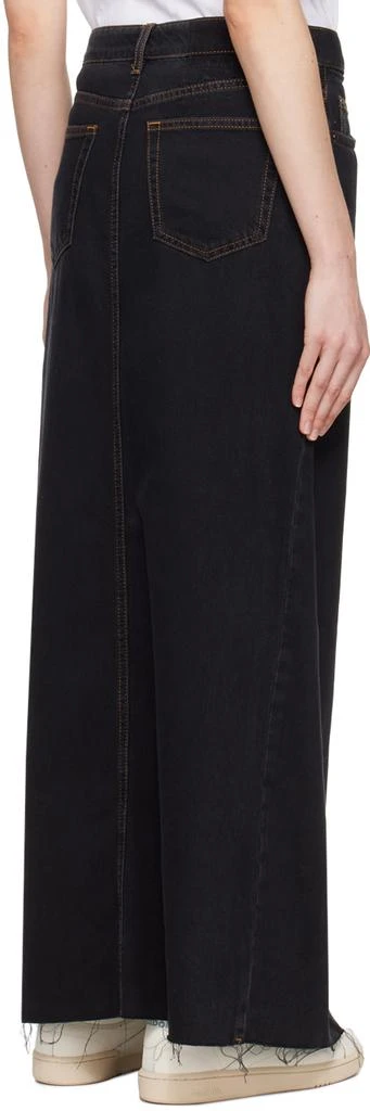 Ksubi Black Kara Denim Maxi Skirt 3