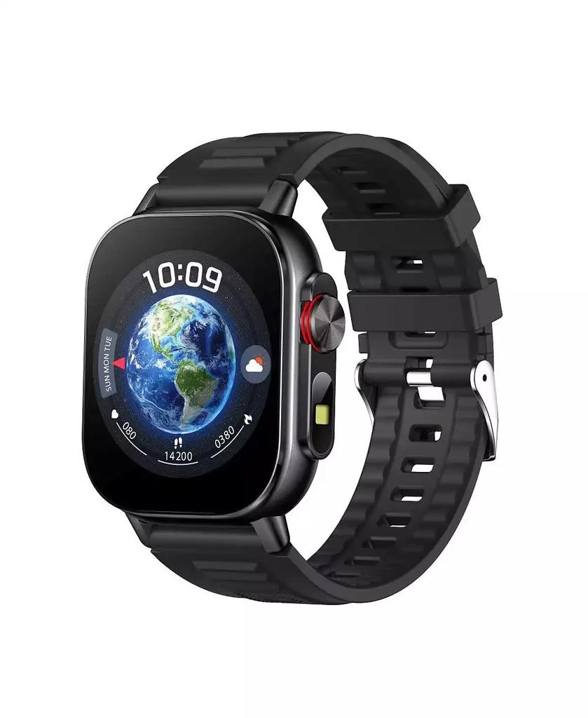 RUXING Smart 2.01" HD Screen Smart Watch for Women Men Outdoor Sport Multifunctional With GPS Health Monitoring, Bluetooth Calling, IP68 -Orange