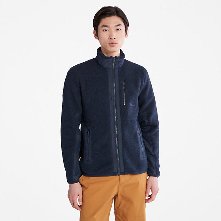 Timberland Sherpa Fleece Jacket for Men in Navy
