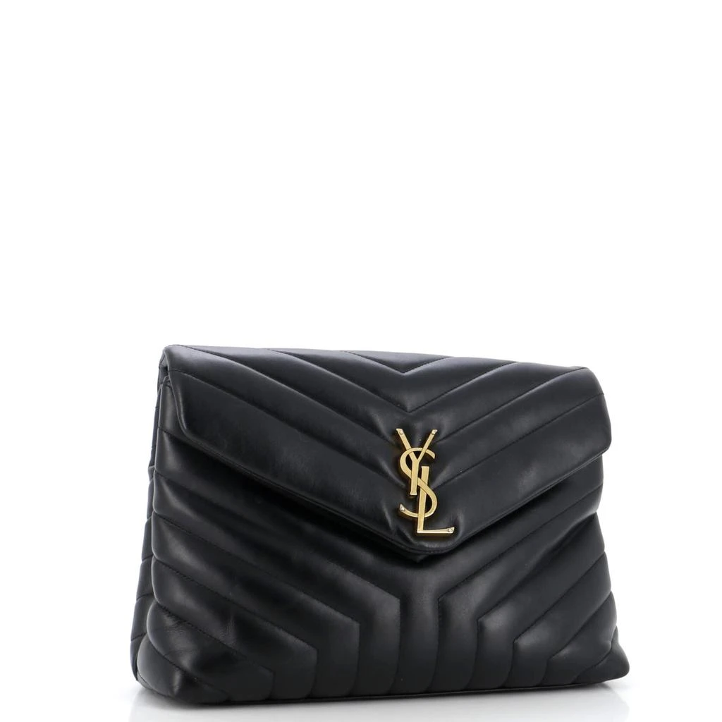 Yves Saint Laurent Loulou Shoulder Bag Matelasse Chevron Leather Medium 2