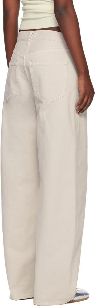 AGOLDE Gray Low Curve Jeans 3