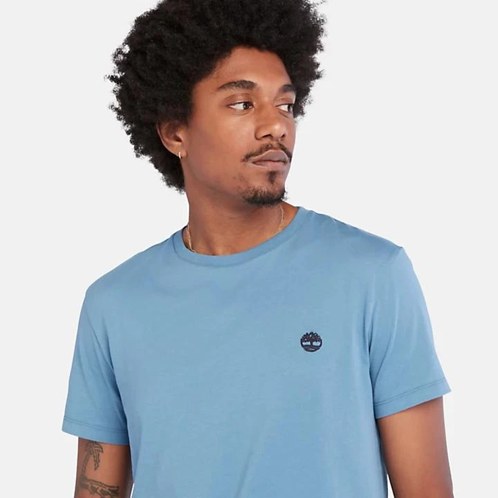 Timberland Slim Tree Logo T-Shirt for Men in Blue 3