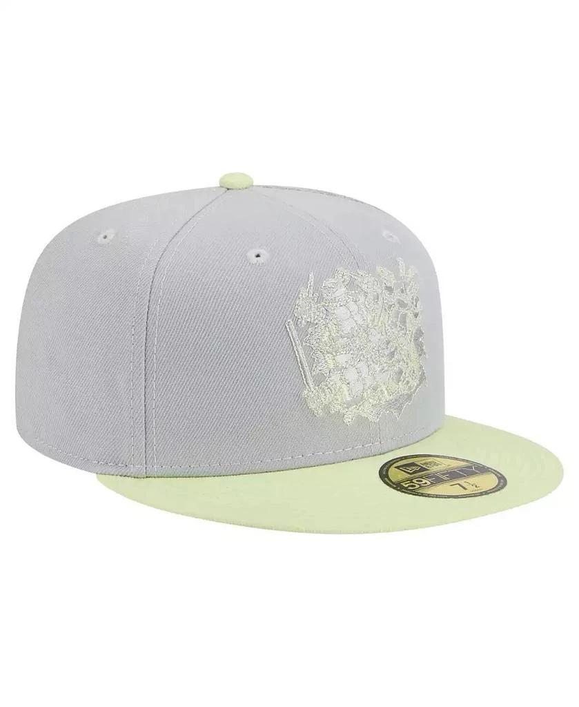 New Era Men's Gray/Light Green Teenage Mutant Ninja Turtles Two-Tone Color Pack 59FIFTY Fitted Hat 2