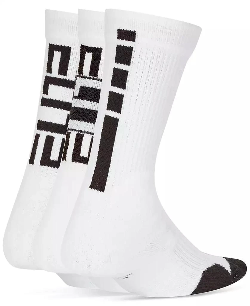 NIKE Big Kids Elite Basketball Crew Socks, Pack of 3 2