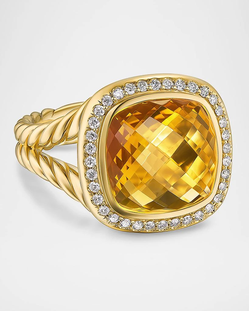 David Yurman Albion Ring with Gemstones and Diamonds in 18K Gold 5