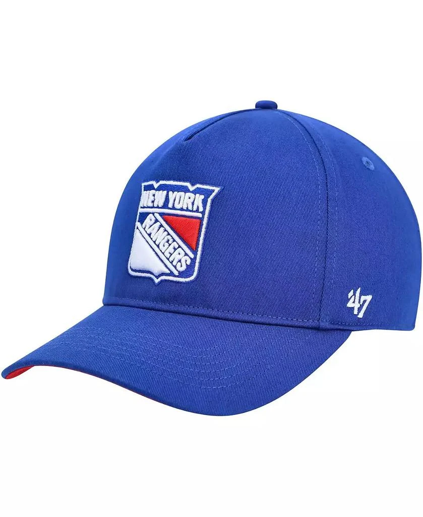 47 Brand Men's Blue New York Rangers Primary Hitch Snapback Hat 1
