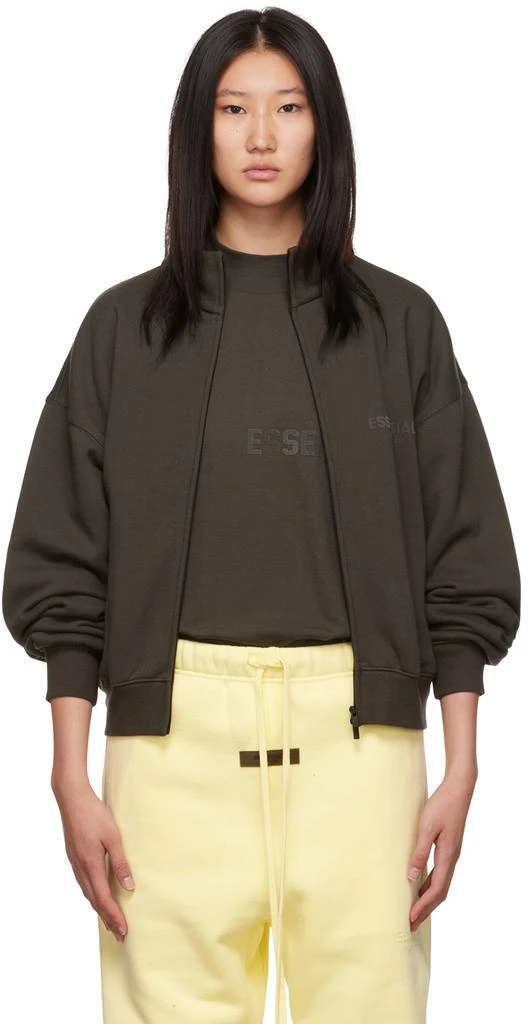 Essentials Gray Full Zip Jacket 1