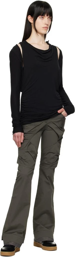 OPEN YY Black Convertible Bolero T-shirt 4