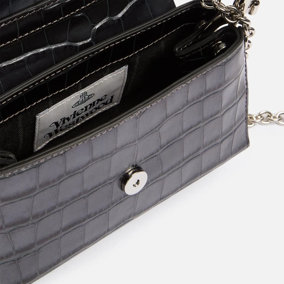 Vivienne Westwood Vivienne Westwood Hazel Leather Croc-Effect Handbag 5