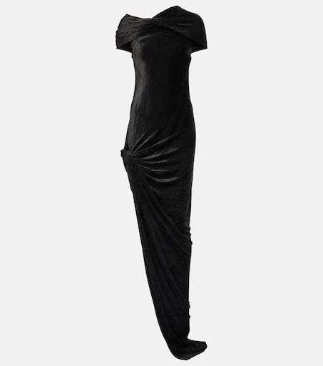 asymmetric waterfall dress TUSCAN DOUBLE ASYMMETRICAL DRESS – World of Rəzôrt main image 0
