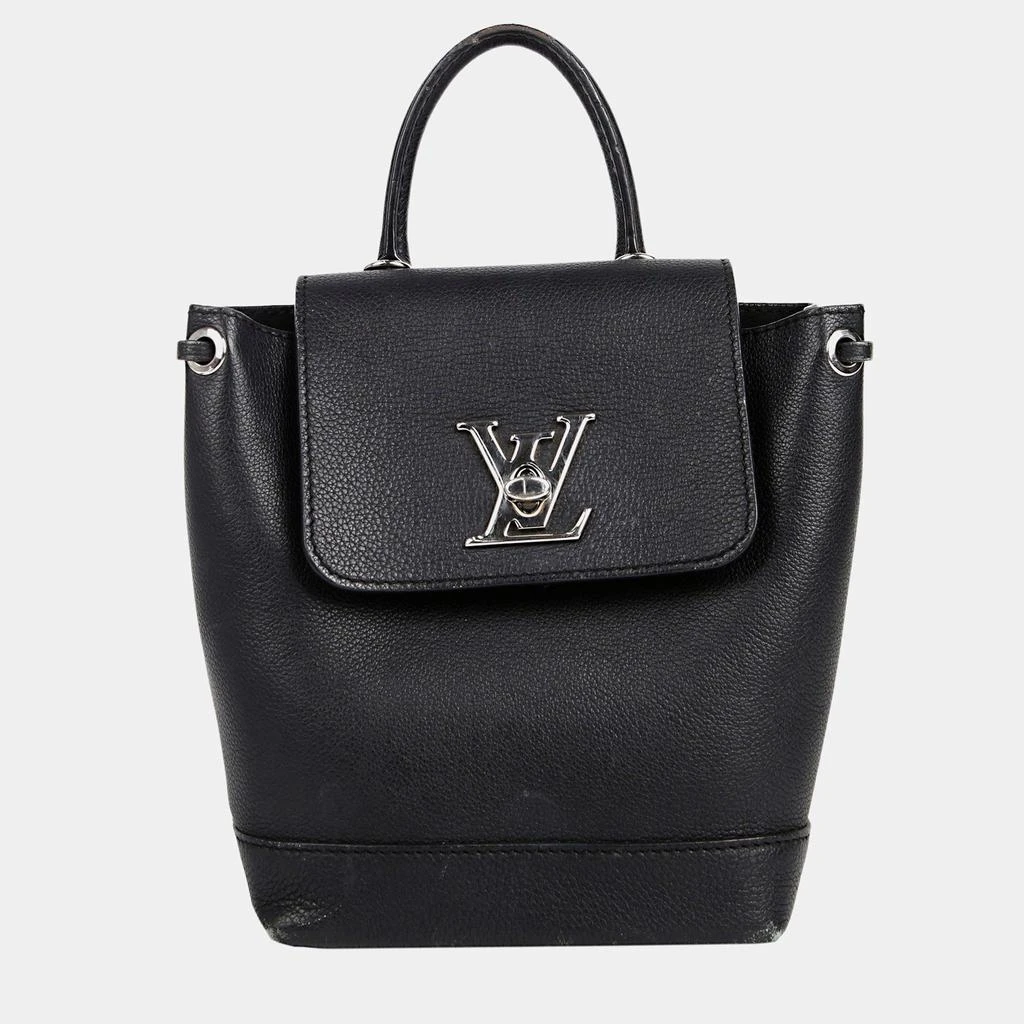 Louis Vuitton Louis Vuitton Black Caviar Leather Lockme Backpack 1