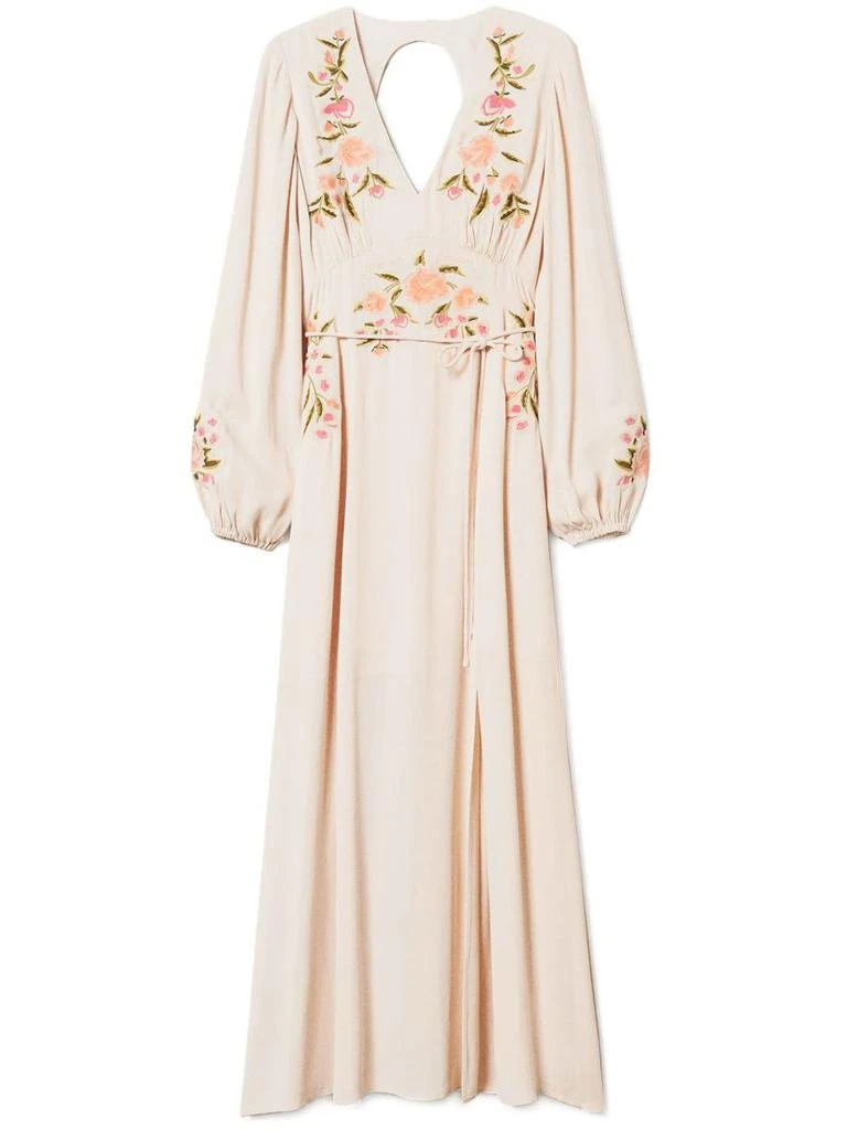 Shop Twinset Midi Dress In Powder Pink With Floral Embroidery on Sale at  BeyondStyle  Get 43% Off Twinset Midi Dress In Powder Pink With Floral  Embroidery with Limited-Time Flash Deals, Exclusive