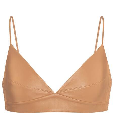 Zeynep Arçay Leather bralette