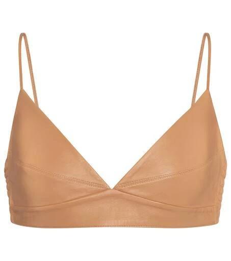 Zeynep Arçay Leather bralette 1