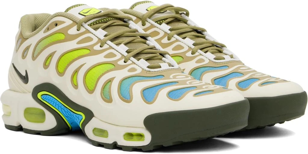 NIKE Off-White & Khaki Air Max Plus Drift Sneakers 4