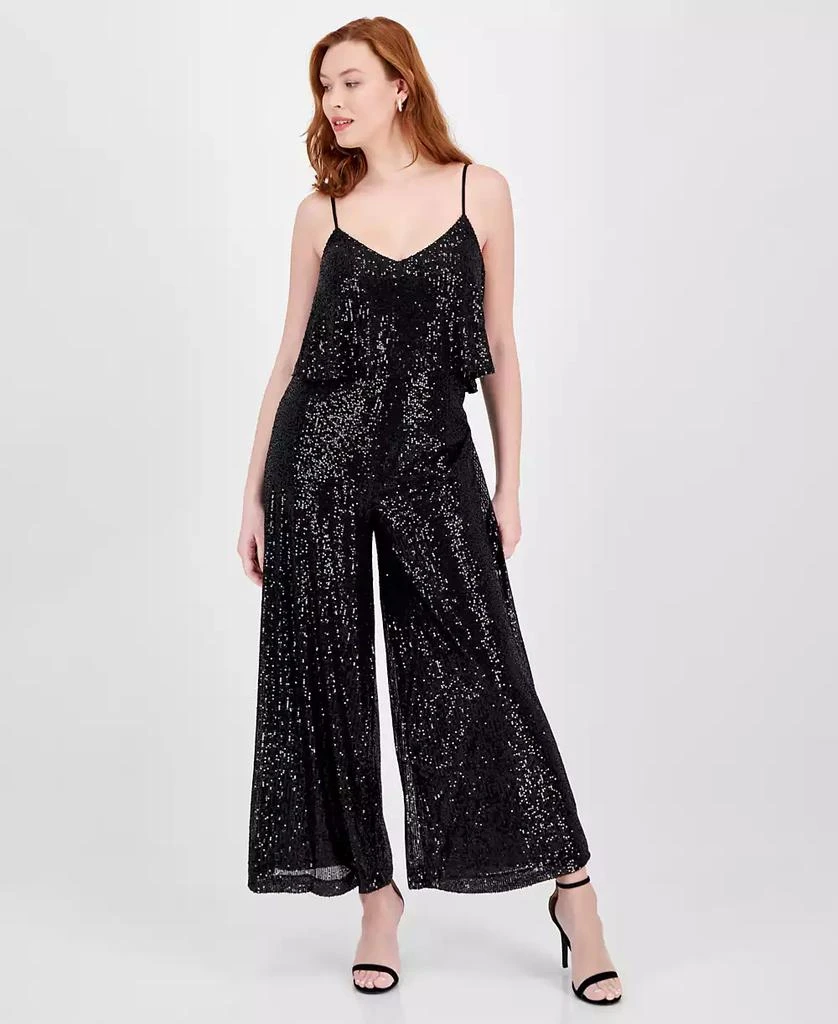 RACHEL Rachel Roy Women's Veronica Sequined Jumpsuit 1