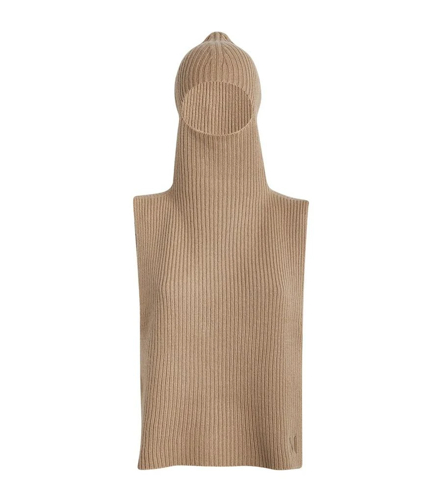 Max Mara Cashmere Hooded Sleeveless Sweater 1