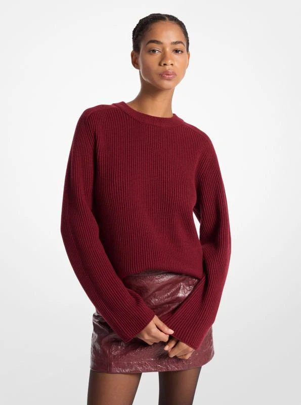 Michael Kors Ribbed Merino Wool Sweater 1