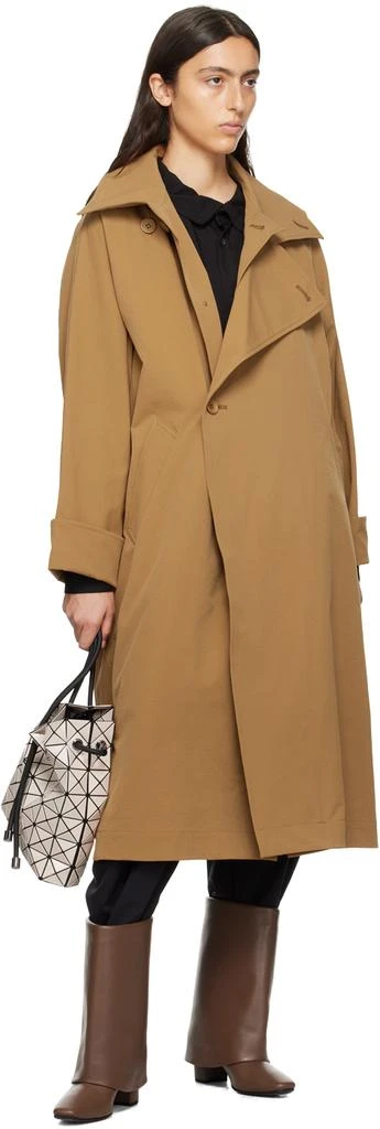 ISSEY MIYAKE Brown Canopy Coat 4