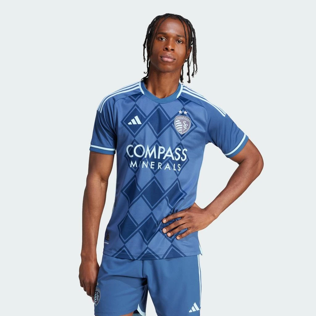 Adidas Men's  Sporting Kansas City 24/25 Away Authentic Jersey 1