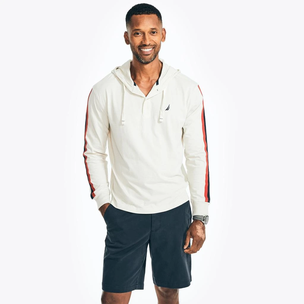 Nautica Nautica Mens Sustainably Crafted Pullover Hoodie 1