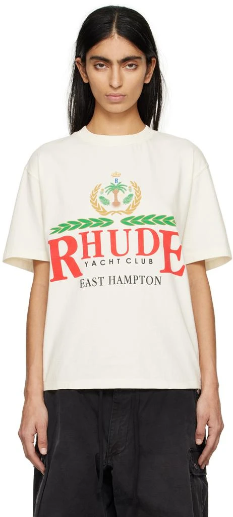 Rhude Off-White 'East Hampton' T-Shirt 1