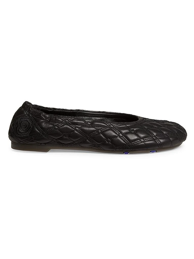 Burberry Sadler Quilted Leather Ballerina Flats 1