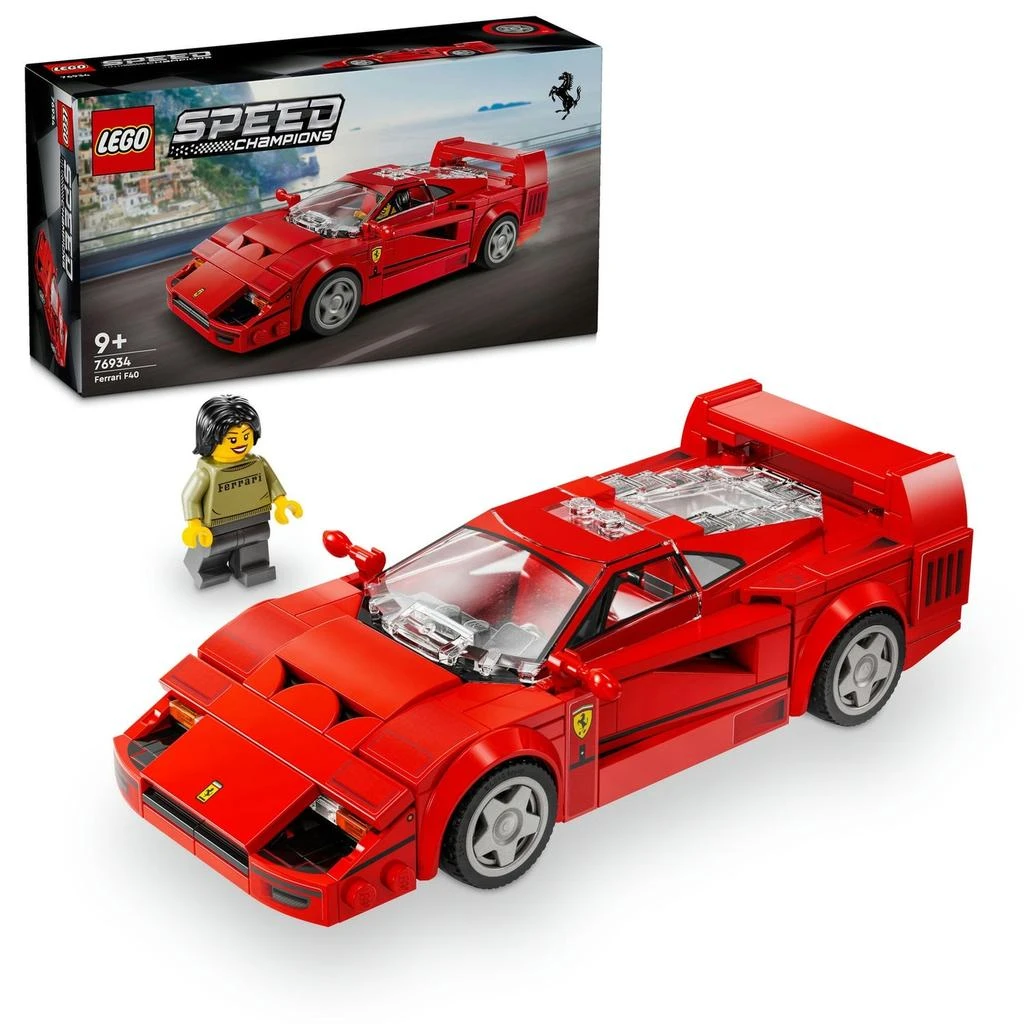 undefined LEGO Speed Champions Ferrari F40 Supercar Vehicle Toy 76934 1