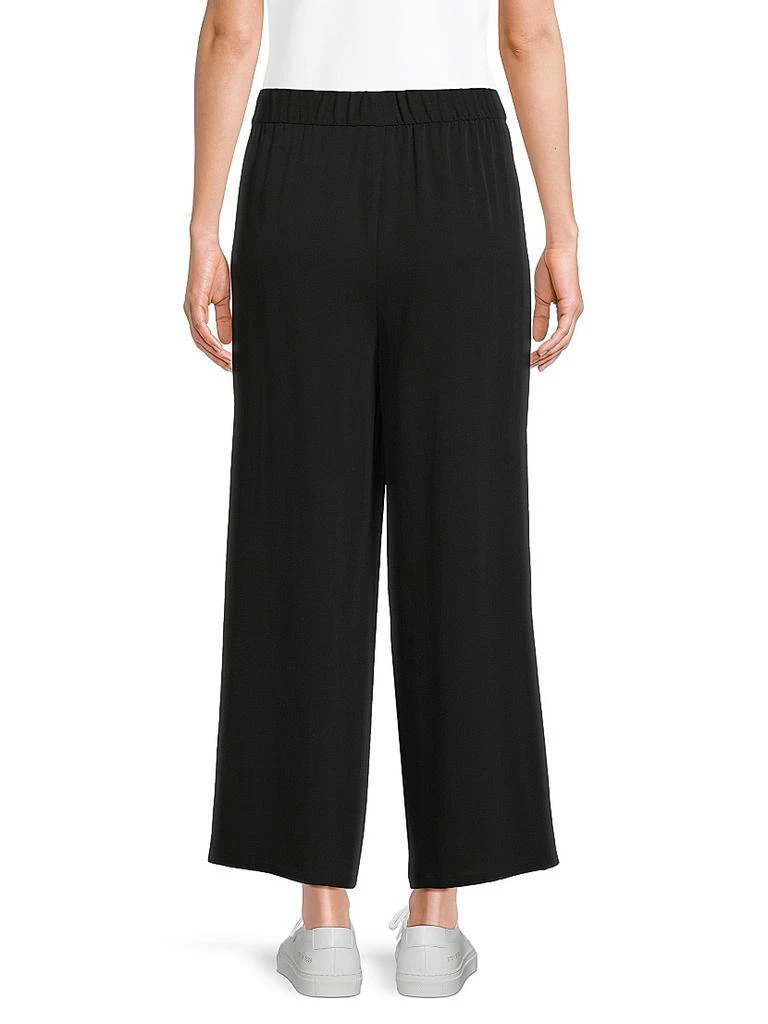 Eileen Fisher Silk Straight-Leg Pants 5