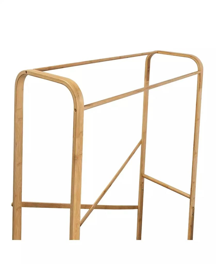 Honey Can Do Bamboo & Canvas Garment Rack 5