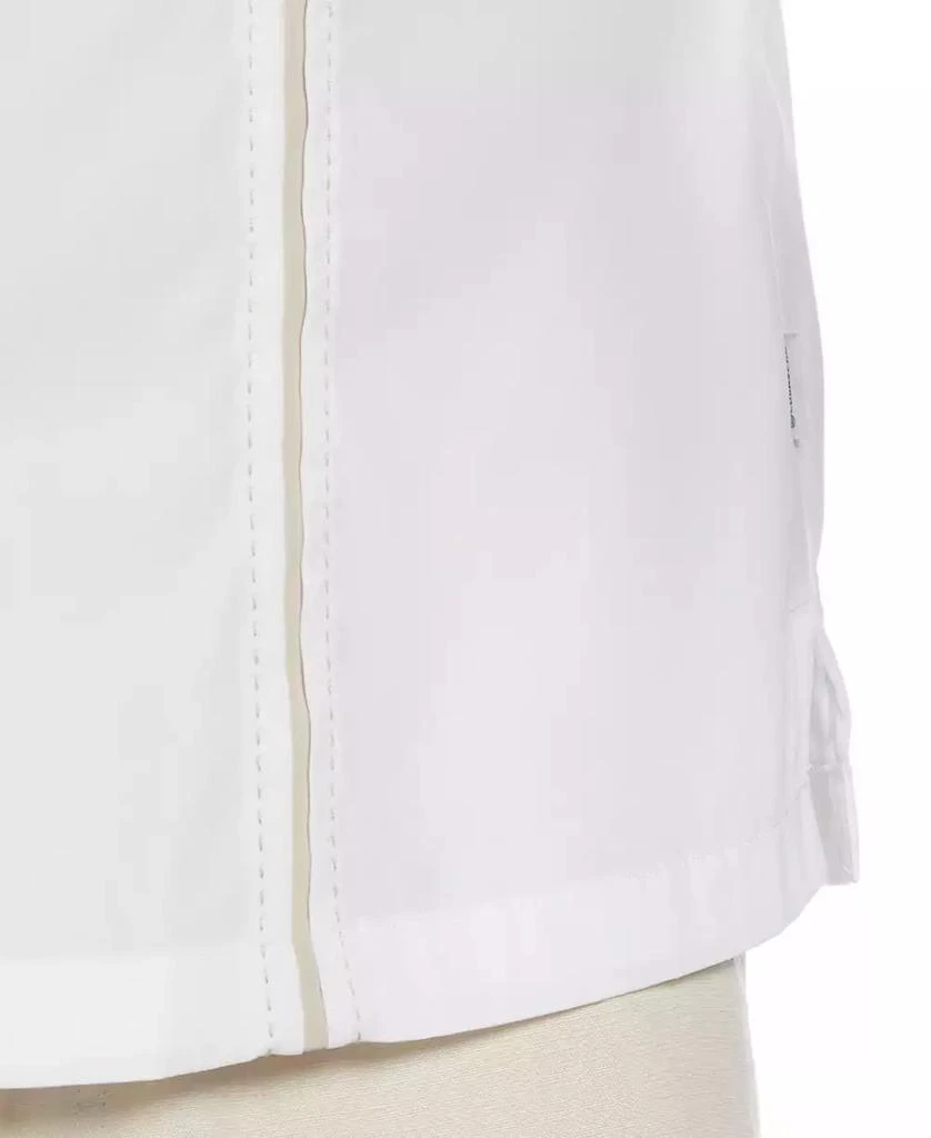 Cubavera Men's Pick Stitch Panel Short Sleeve Button-Down Shirt 3