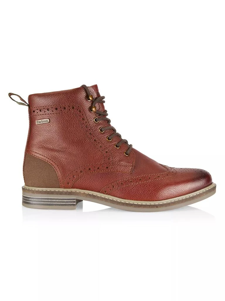 Barbour Seaton Lace-Up Leather-Blend Boots 1